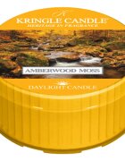 Kringle Candle Amberwood Moss čajna sveča 42 g