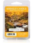 Kringle Candle Amberwood Moss vosek za aroma lučko 64 g