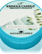Kringle Candle Eucalyptus & Cotton čajna sveča 42 g