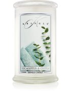Kringle Candle Eucalyptus & Cotton dišeča sveča 624 g