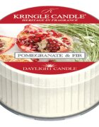 Kringle Candle Pomegranate & Fir Daylight čajna sveča 42 g