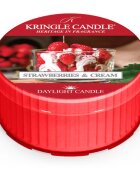 Kringle Candle Strawberries & Cream čajna sveča 42 g