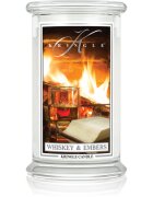 Kringle Candle Whiskey & Embers dišeča sveča 623 g