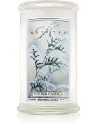 Kringle Candle Winter Cypress dišeča sveča 624 g