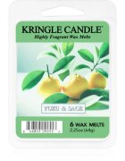 Kringle Candle Yuzu & Sage vosek za aroma lučko 64 g