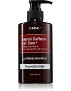 KUNDAL Caffeine Shampoo White Musk naravni šampon proti izpadanju las 500 ml
