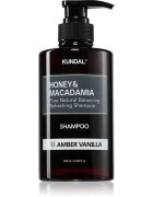 KUNDAL Honey & Macadamia Amber Vanilla naravni šampon za suhe in poškodovane lase 500 ml