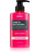 KUNDAL Honey & Macadamia White Musk hranilni losjon za telo z vlažilnim učinkom 500 ml