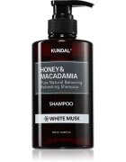 KUNDAL Honey & Macadamia White Musk naravni šampon za suhe in poškodovane lase 500 ml