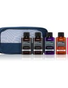 KUNDAL Honey & Macadamia White Musk potovalni set za kozmetiko za telo in lase