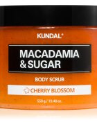 KUNDAL Macadamia & Sugar Cherry Blossom sladkorni piling z karitejevim maslom 550 g