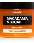 KUNDAL Macadamia & Sugar White Musk sladkorni piling z karitejevim maslom 550 g