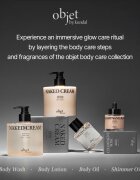 KUNDAL Objet Satin Glow Body Oil negovalno olje za telo za intenzivno vlažnost z vonjem Linen Water 100 ml
