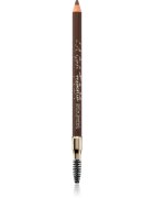 L.A. Girl Cosmetics Featherlite dolgoobstojni svinčnik za obrvi s krtačko odtenek Medium Brown 1.1 g