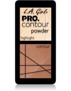 L.A. Girl Cosmetics PRO. Contour Powder paleta za konture obraza odtenek Light 5.6 g