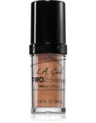 L.A. Girl Cosmetics PRO. Coverage tekoči puder za osvetljevanje odtenek Nude Beige 28 ml