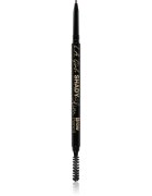 L.A. Girl Cosmetics Shady Slim samodejni svinčnik za obrvi s krtačko odtenek Soft Brown 0.08 g