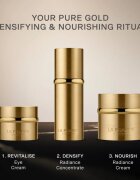 La Prairie Pure Gold Radiance Eye Cream luksuzna krema za oči in veke za posvetlitev in zgladitev kože refill 20 ml
