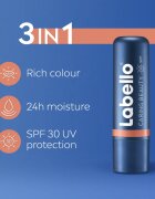 Labello Caring Beauty tonirani balzam za ustnice odtenek Nude 48 ml