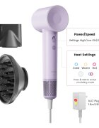 Laifen SWIFT SE Special sušilnik za lase Light Purple 1 kos