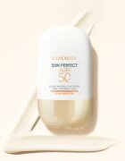 Lancaster Sun Perfect Air 50 Glow Booster ultra lahki zaščitni fluid za utrujeno kožo SPF 50 40 ml