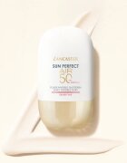 Lancaster Sun Perfect Air 50 Sensitive Mineral ultra lahki zaščitni fluid za občutljivo kožo nagnjeno k rdečici SPF 50 40 ml