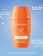 Lancaster Sun Sensitive Tinted Mattifying Fluid mat emulzija vodoodporna SPF 50 30 ml