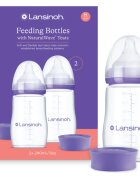 Lansinoh NaturalWave steklenička za dojenčke Medium 2x240 ml