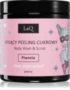 LaQ Kitten Peony čistilni piling za telo 220 g
