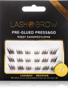 Lash Brow Press&Go Self-Adhesive Eyelashes samolepilne šopaste trepalnice Lashy Brownie 1 kos