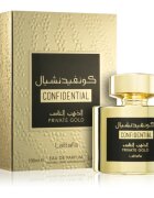Lattafa Confidential Private Gold parfumska voda uniseks 100 ml
