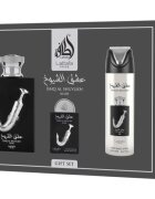 Lattafa Pride Ishq Al Shuyukh Silver darilni set uniseks 1 kos
