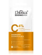 L’biotica DermoMask C 4% posvetlitvena maska za obraz 8 ml