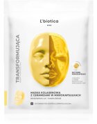L’biotica Transforming Collagen Mask with Ceramides in Microcapsules kolagenska maska za obnovitev in hranjenje kože obraza 1 kos