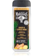 Le Petit Marseillais Ginger & Cypress Wood gel za prhanje 4 v 1 za moške 400 ml