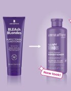 Lee Stafford Bleach Blondes Toning Conditioner balzam za toniranje za blond lase in lase s prameni 250 ml