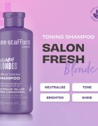 Lee Stafford Bleach Blondes Toning Shampoo šampon za blond lase za nevtralizacijo rumenih odtenkov 250 ml
