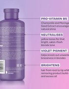 Lee Stafford Bleach Blondes Toning Shampoo šampon za blond lase za nevtralizacijo rumenih odtenkov 250 ml