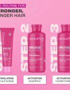 Lee Stafford Grow Strong & Long Stimulating Scapl Scrub piling za lasišče veganski 100 ml