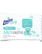 Linteo Baby Aqua Sensitive otroški nežni vlažni robčki 48 kos