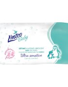 Linteo Baby Ultra Sensitive otroški nežni vlažni robčki 64 kos