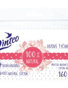 Linteo Natural Cotton Buds vatne paličice v vrečki 160 kos