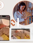 Lionelo Babyline 9.2 AI digitalna video varuška 1 kos