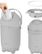 Lionelo Purebin koš za plenice Grey 10l 1 kos