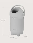 Lionelo Purebin koš za plenice Grey 10l 1 kos