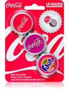 Lip Smacker Coca Cola balzam za ustnice dišave Original Cherry & Fanta 3x3 g