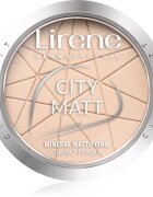 Lirene City Matt matirajoči puder odtenek 01 Transparent 9 g