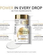 Lirene Derma Pigment Control Cream SPF 50 posvetlitvena vlažilna krema proti pigmentnim madežem SPF 50 50 ml