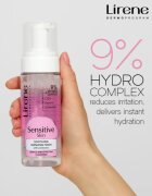 Lirene Sensitive skin pomirjajoča micelarna pena za občutljivo kožo 150 ml