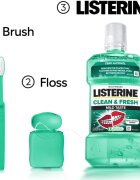 Listerine Clean & Fresh ustna voda proti kariesu 500 ml